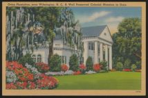 Orton Plantation, near Wilmington, N.C., a well preserved colonial mansion in Dixie